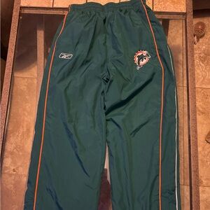 Miami dolphins vintage men’s track pants size L